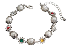 Load image into Gallery viewer, Pearl Gem Bracelet