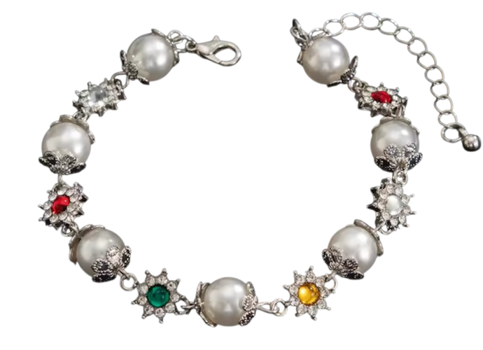 Pearl Gem Bracelet