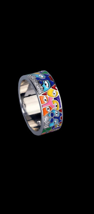 Mosaic Eye Ring