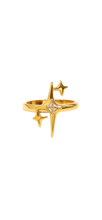 Load image into Gallery viewer, Gold Stars Ring