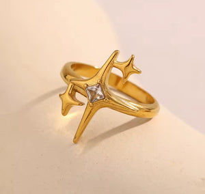Gold Stars Ring