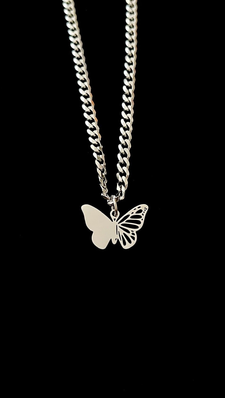 Split Butterfly Necklace