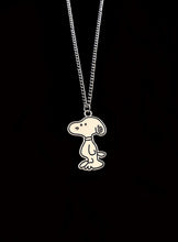 Load image into Gallery viewer, Silver Snoopy Necklace