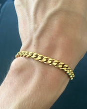 Load image into Gallery viewer, Gold Curb Bracelet