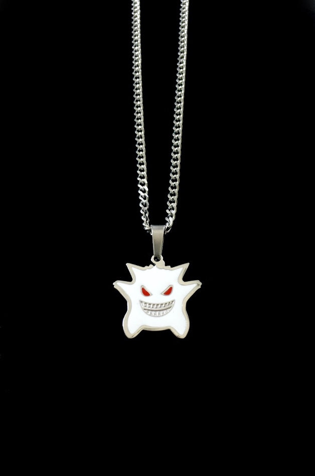 Iced Out Gengar Pendant Gengar Pokemon Chain Pendant Gold