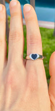 Load image into Gallery viewer, Black Heart Ring