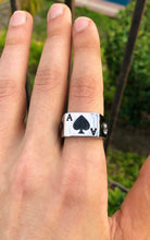 Load image into Gallery viewer, Ace of Spades Ring