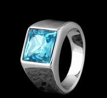Load image into Gallery viewer, Blue Gem Ring