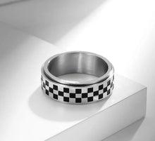 Load image into Gallery viewer, Checkered Ring